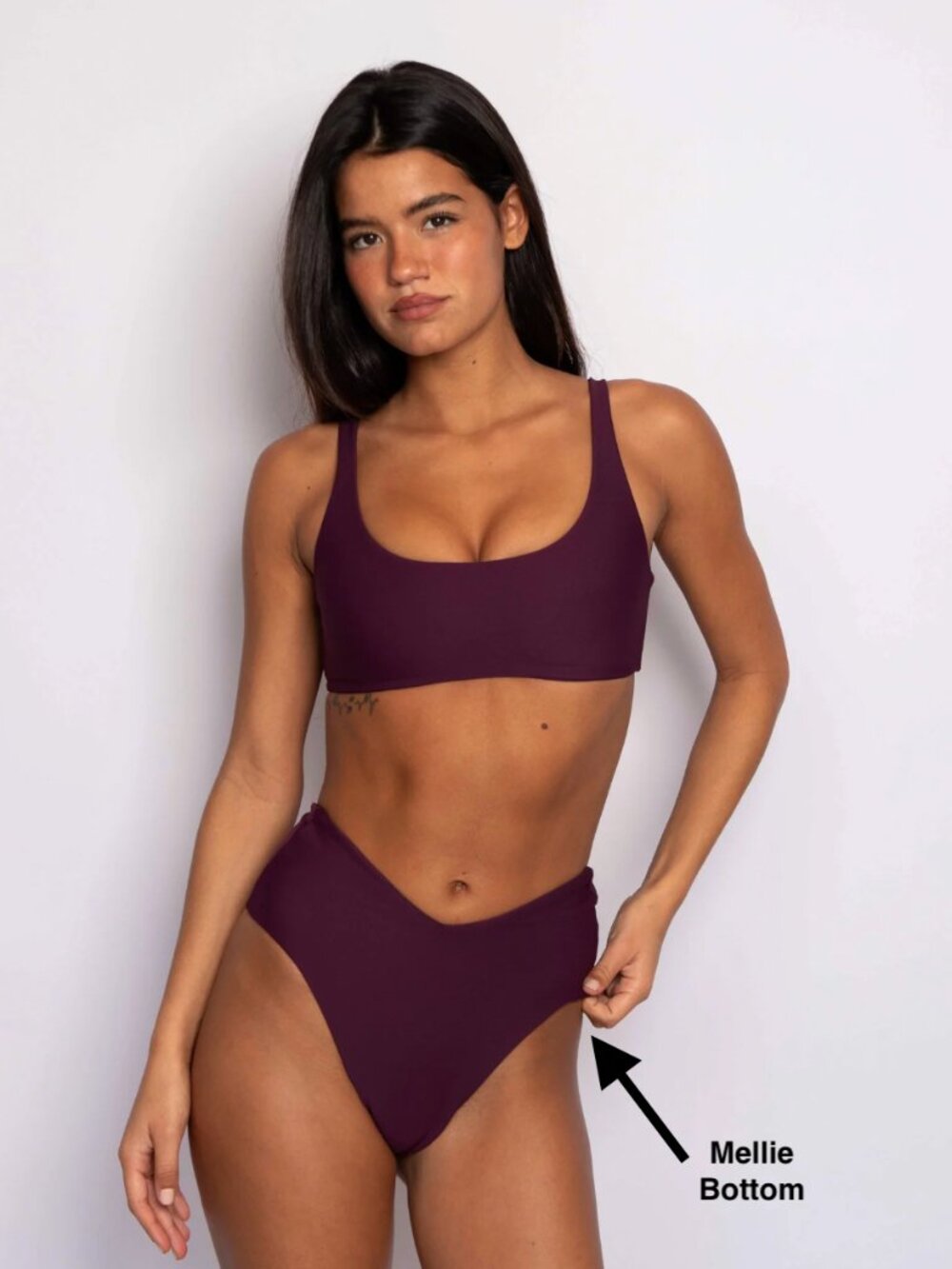 [NWOT] Skatie Bikini - Sarah Top (L) + Mellie Bottom (L) - Scout (Green) - Picture 7 of 10